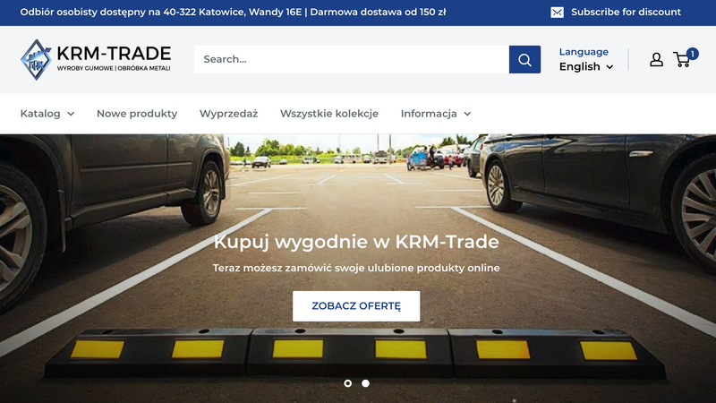 KRM-Trade zaprasza wszystkich klientów do odwiedzenia sklepu internetowego